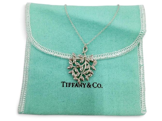 Collana con pendente Paloma Picasso Olive Leaf di Tiffany & Co. Argento - vista 2