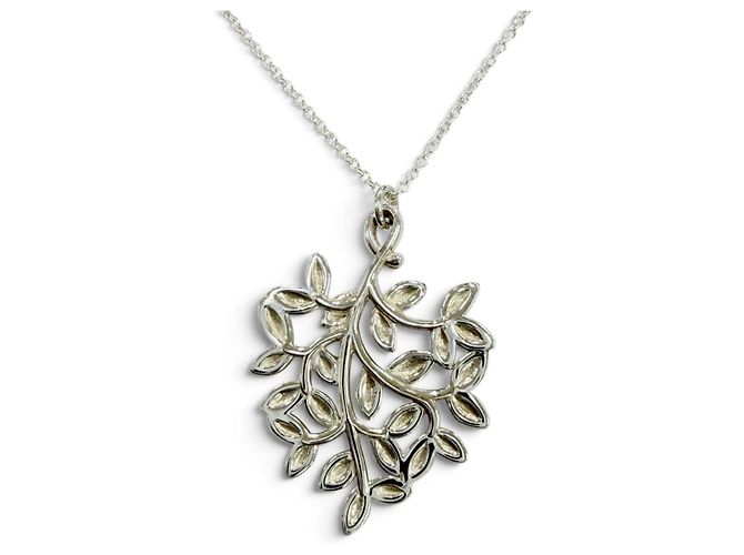 Collana con pendente Paloma Picasso Olive Leaf di Tiffany & Co. Argento - vista 4