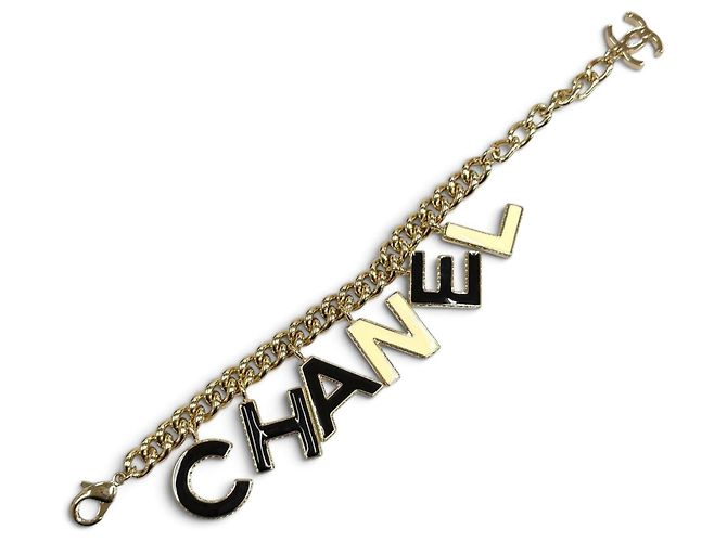 Bracciale con ciondoli dorato Chanel D'oro - vista 3