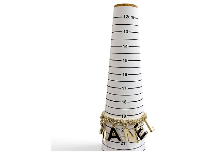 Bracciale con ciondoli dorato Chanel D'oro - vista 7