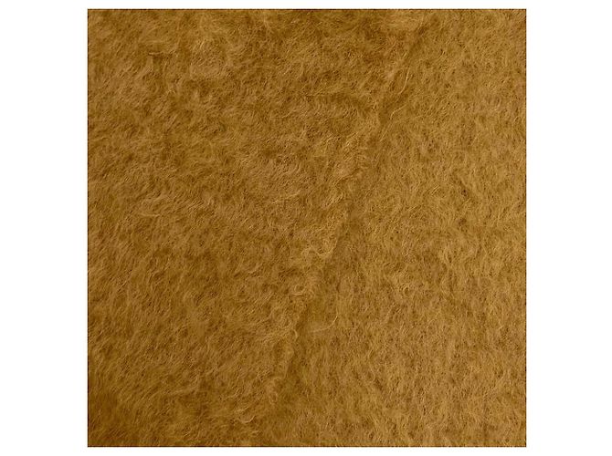 Stola Loewe in misto mohair e lana marrone - vista 4
