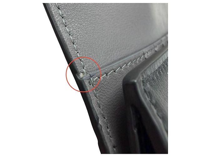 Balenciaga Envelope Leather Long Wallet Black - view 12
