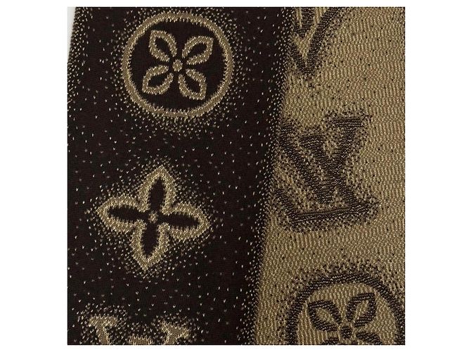 Louis Vuitton brauner Kaschmir-Stola mit Fuchsfell - Ansicht 5