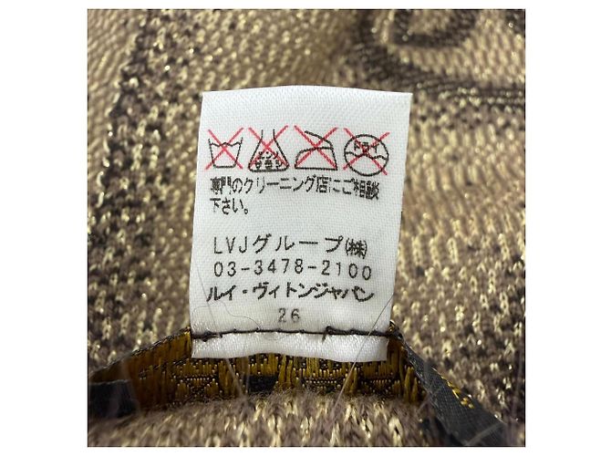 Louis Vuitton brauner Kaschmir-Stola mit Fuchsfell - Ansicht 9