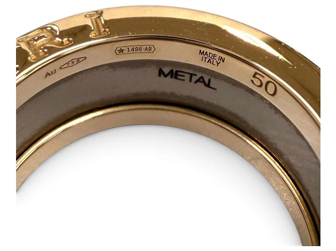 Bulgari Bvlgari 750 Metal Bezero1 Ring Golden - Ansicht 5