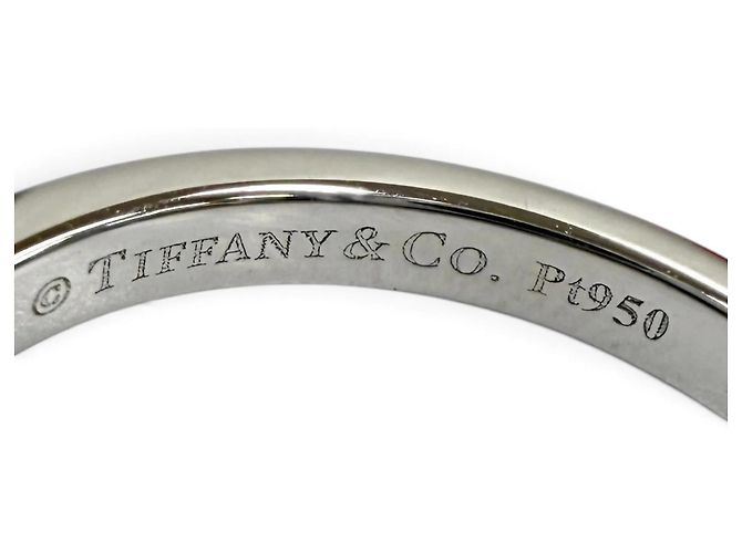 Tiffany & Co. Ehering aus Platin 950 Silber - Ansicht 4