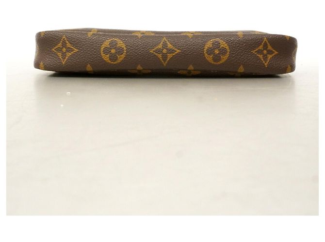Borsa Louis Vuitton Monogram Pochette Accessoires Marrone - vista 3