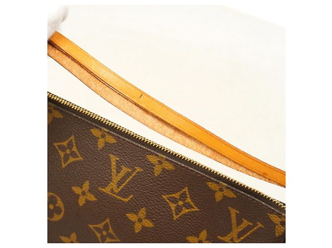 Borsa Louis Vuitton Monogram Pochette Accessoires Marrone - vista 6