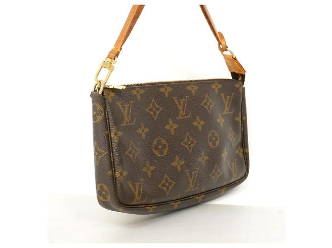 Louis Vuitton Monogram Pochette Accessoires M51980 Marrone - vista 2