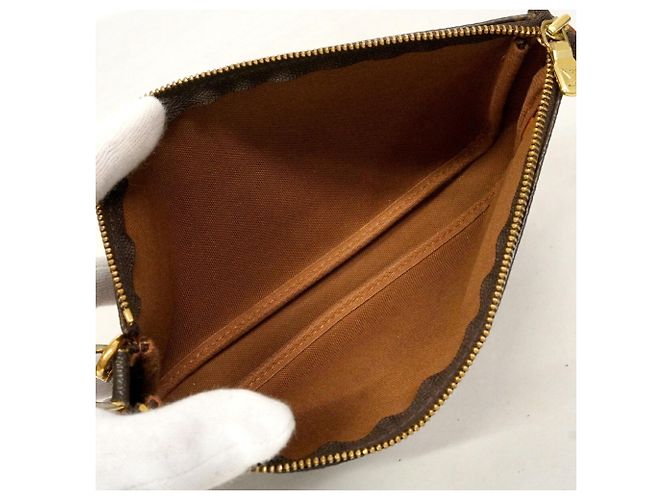 Louis Vuitton Monogram Pochette Accessoires M51980 Marrone - vista 4