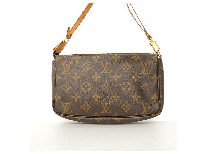 Louis Vuitton Monogram Pochette Accessoires M51980 Marrone - vista 9