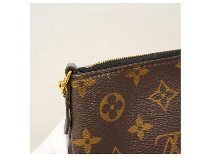 Borsa a pochette Louis Vuitton Monogram Pallas Marrone Nero - vista 4