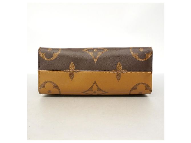 Borsa Tote Louis Vuitton Monogram Reverse OnTheGo MM Marrone - vista 3