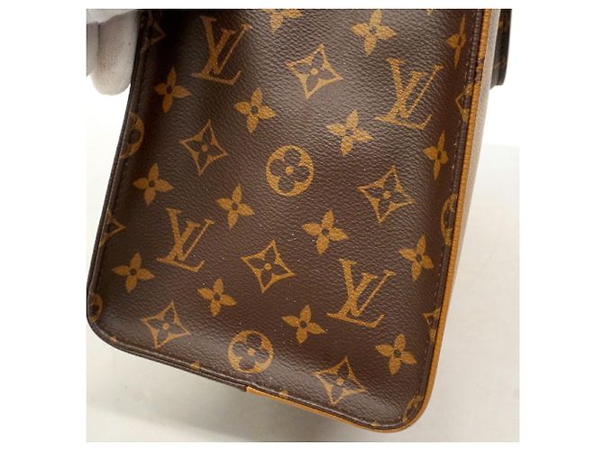 Borsa Tote Louis Vuitton Monogram Reverse OnTheGo MM Marrone - vista 8