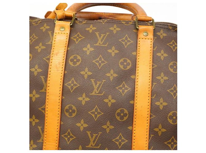 Louis Vuitton Boston Monogram Keepall 55 Marrone - vista 10