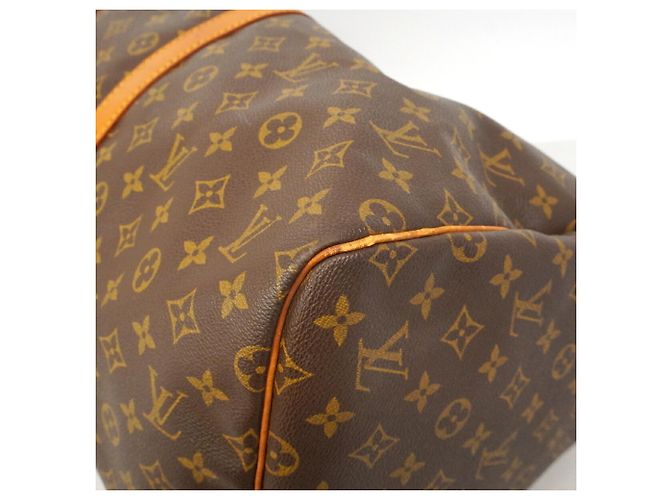 Louis Vuitton Boston Monogram Keepall 55 Marrone - vista 9
