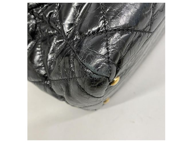 Borsa Tote Chanel 2.55 Matelassé Nero - vista 7