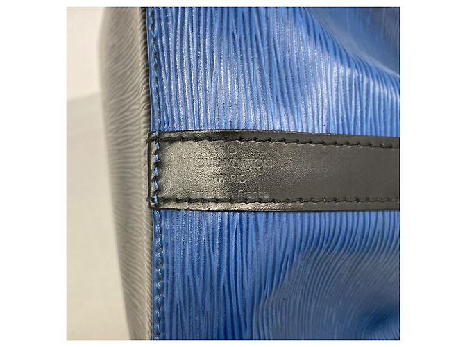 Noe Borsa a tracolla Louis Vuitton Epi Bicolor Petit Noé Nero Blu - vista 5