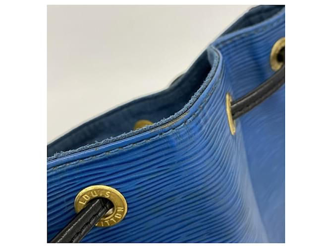 Noe Borsa a tracolla Louis Vuitton Epi Bicolor Petit Noé Nero Blu - vista 7