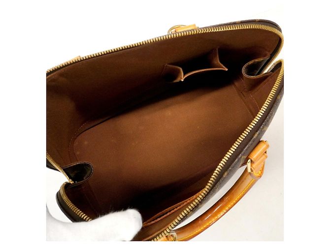 Borsa Louis Vuitton Alma Monogram Marrone - vista 4