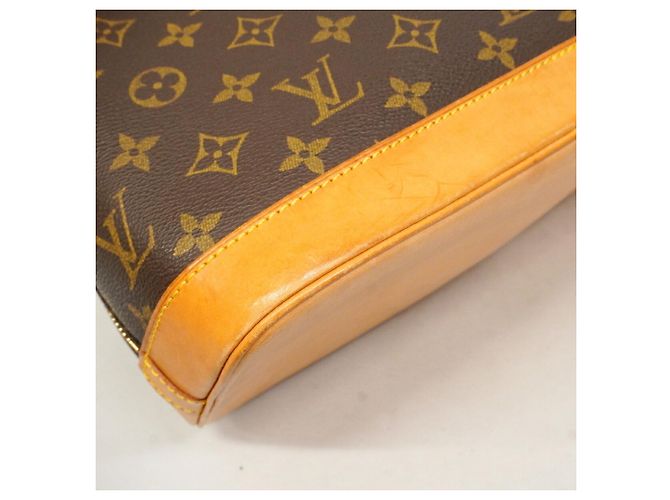 Borsa Louis Vuitton Alma Monogram Marrone - vista 8