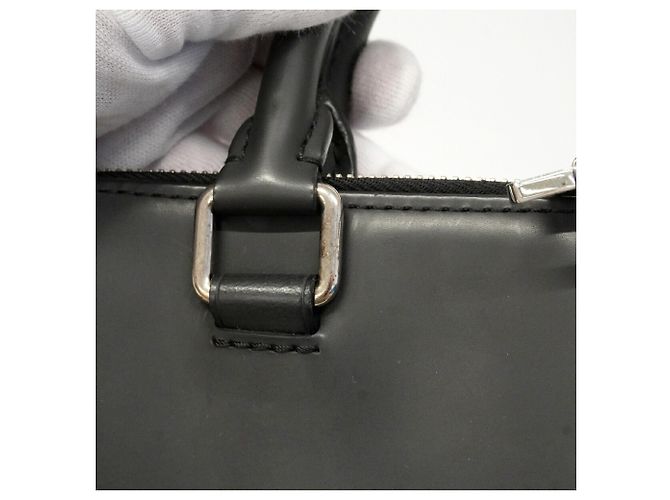 Borsa Briefcase Louis Vuitton Monogram Macassar Marrone Nero - vista 10
