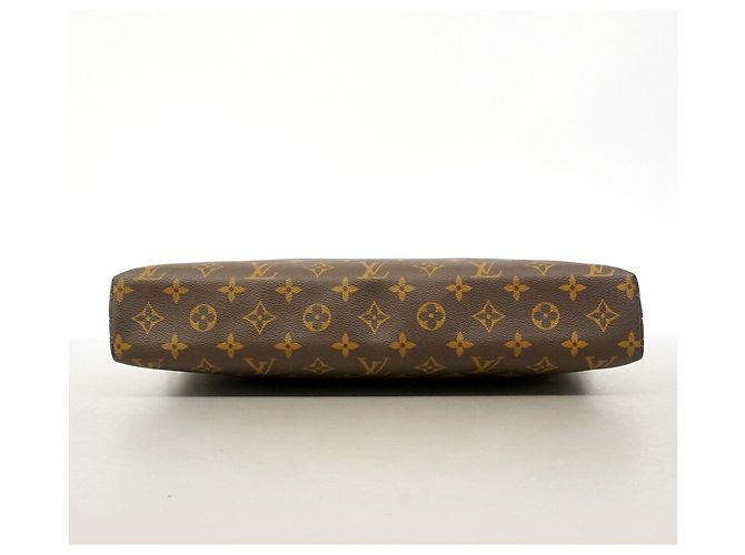 Borsa Briefcase Louis Vuitton Monogram Macassar Marrone Nero - vista 3