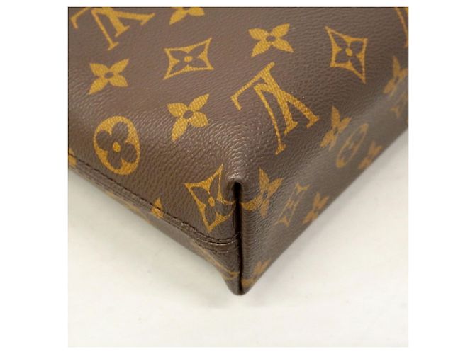 Borsa Briefcase Louis Vuitton Monogram Macassar Marrone Nero - vista 9