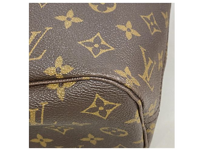 Borsa Tote Louis Vuitton Monogram Neverfull PM Marrone - vista 10