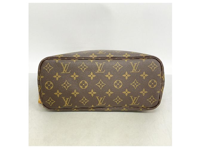 Borsa Tote Louis Vuitton Monogram Neverfull PM Marrone - vista 3