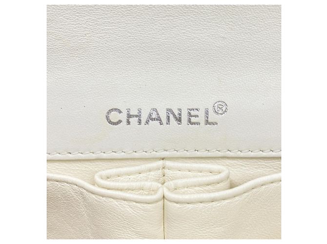Borsa a tracolla con catena Chanel Chocolate Bar Nero Bianco - vista 5
