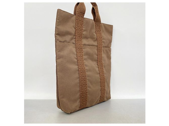 Hermès Borsa Tote Hermes Herline Cabas Marrone - vista 2