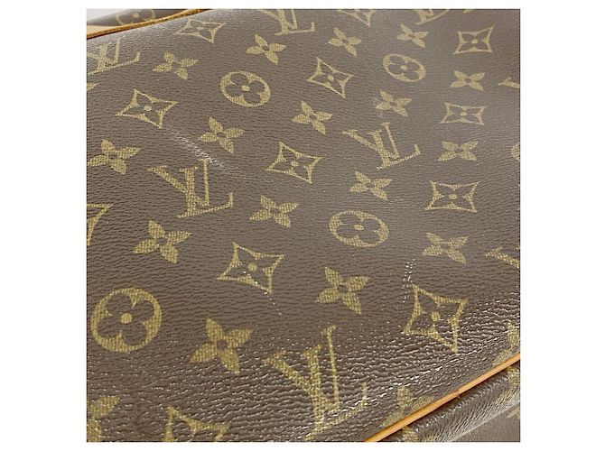Borsa Louis Vuitton Monogram Deauville Marrone - vista 12