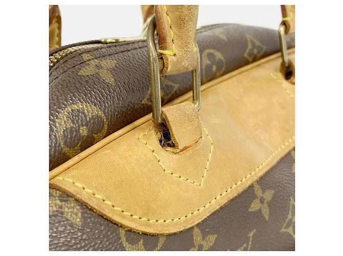 Borsa Louis Vuitton Monogram Deauville Marrone - vista 8