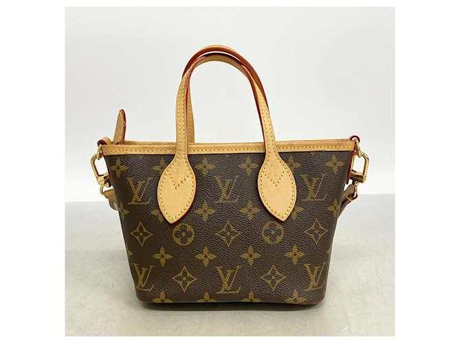 Borsa Louis Vuitton Monogram Neverfull BB Marrone - vista 13