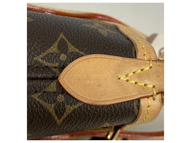 Borsa Louis Vuitton Monogram Neverfull BB Marrone - vista 5