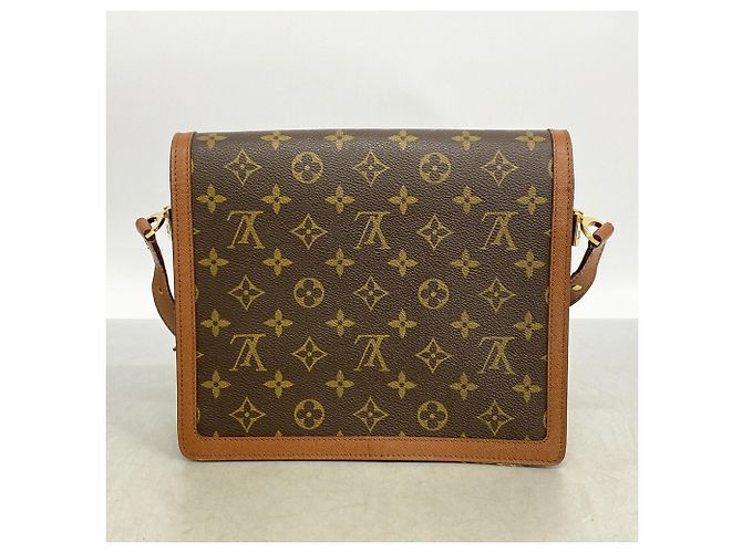 Borsa a tracolla Louis Vuitton Monogram Raspail Marrone - vista 11