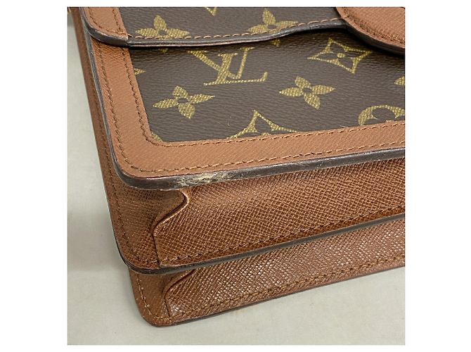 Borsa a tracolla Louis Vuitton Monogram Raspail Marrone - vista 6