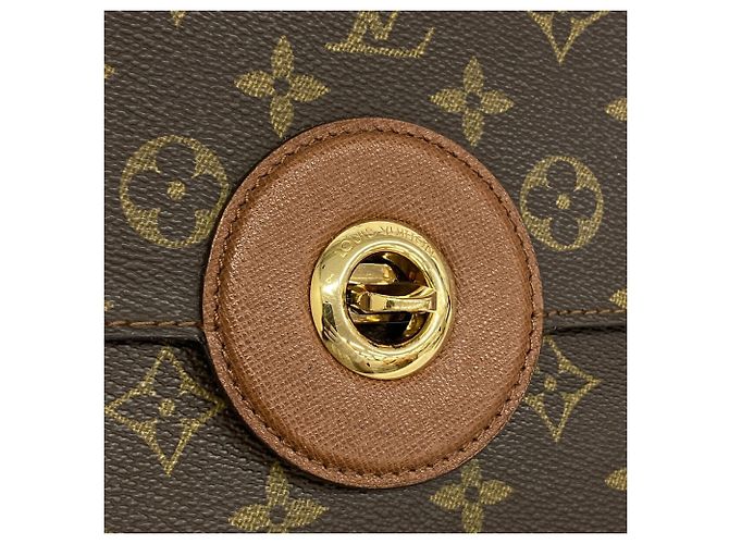 Borsa a tracolla Louis Vuitton Monogram Raspail Marrone - vista 9