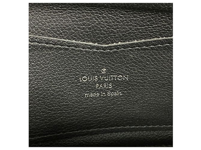 Portafoglio Lungo Louis Vuitton Zippy Lockme M62622 Noir Nero - vista 4