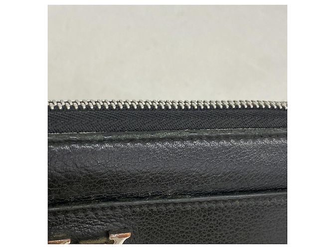 Portafoglio Lungo Louis Vuitton Zippy Lockme M62622 Noir Nero - vista 6