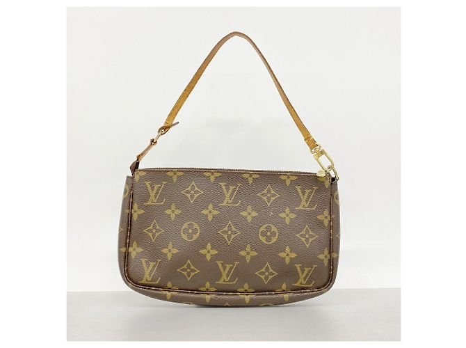 Louis Vuitton Monogram Pochette Accessoires M51980 Brown Pouch Marrone - vista 10