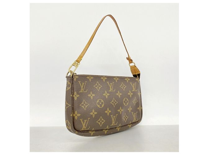 Louis Vuitton Monogram Pochette Accessoires M51980 Brown Pouch Marrone - vista 2