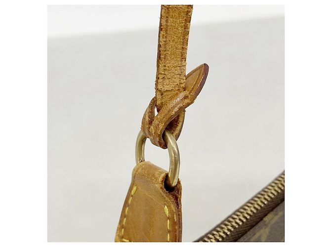 Louis Vuitton Monogram Pochette Accessoires M51980 Brown Pouch Marrone - vista 7