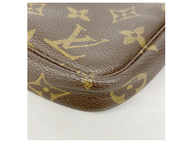 Louis Vuitton Monogram Pochette Accessoires M51980 Brown Pouch Marrone - vista 8