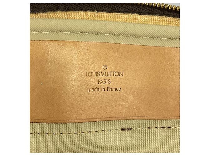 Borsa Louis Vuitton Boston Monogram Alizé 24H Marrone - vista 5