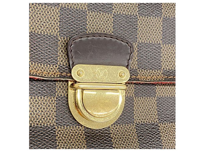 Borsa a tracolla Louis Vuitton Damier Ravello GM Damier ebene - vista 11