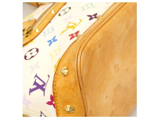 Borsa Louis Vuitton Alma Monogram Multicolor Bianco - vista 6