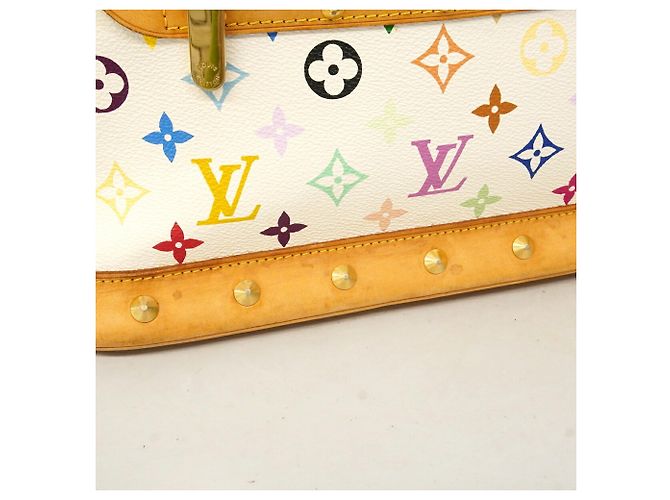 Borsa Louis Vuitton Alma Monogram Multicolor Bianco - vista 9