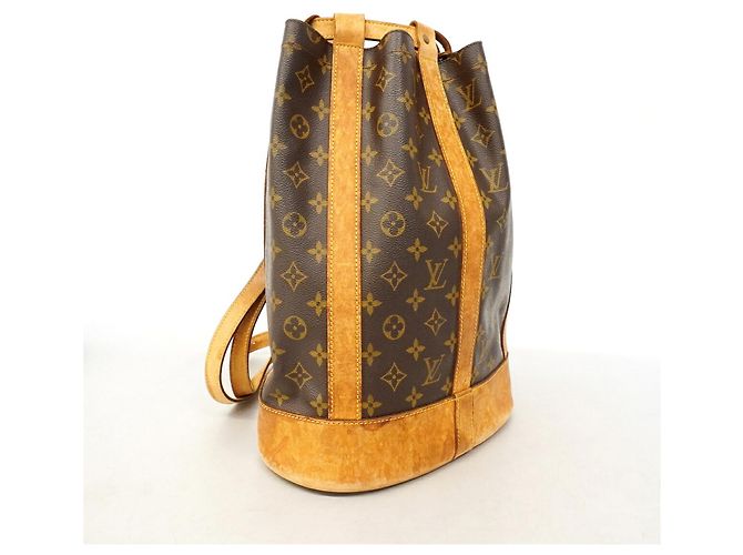Borsa a tracolla Louis Vuitton Monogram Randonee PM Marrone - vista 2